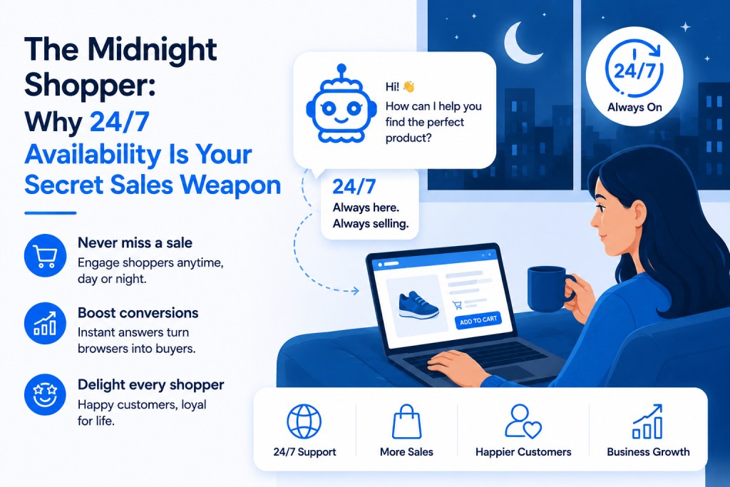 The Midnight Shopper Why 24x7 Availability Is Your Secret Sales Weapon
